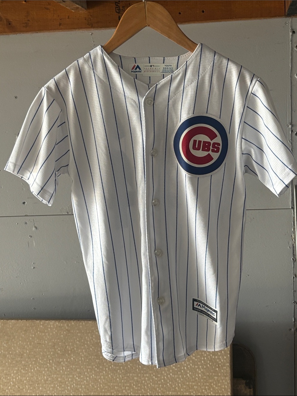 Chicago Cubs Jersey, Anthony Rizzo, Size Youth Medium